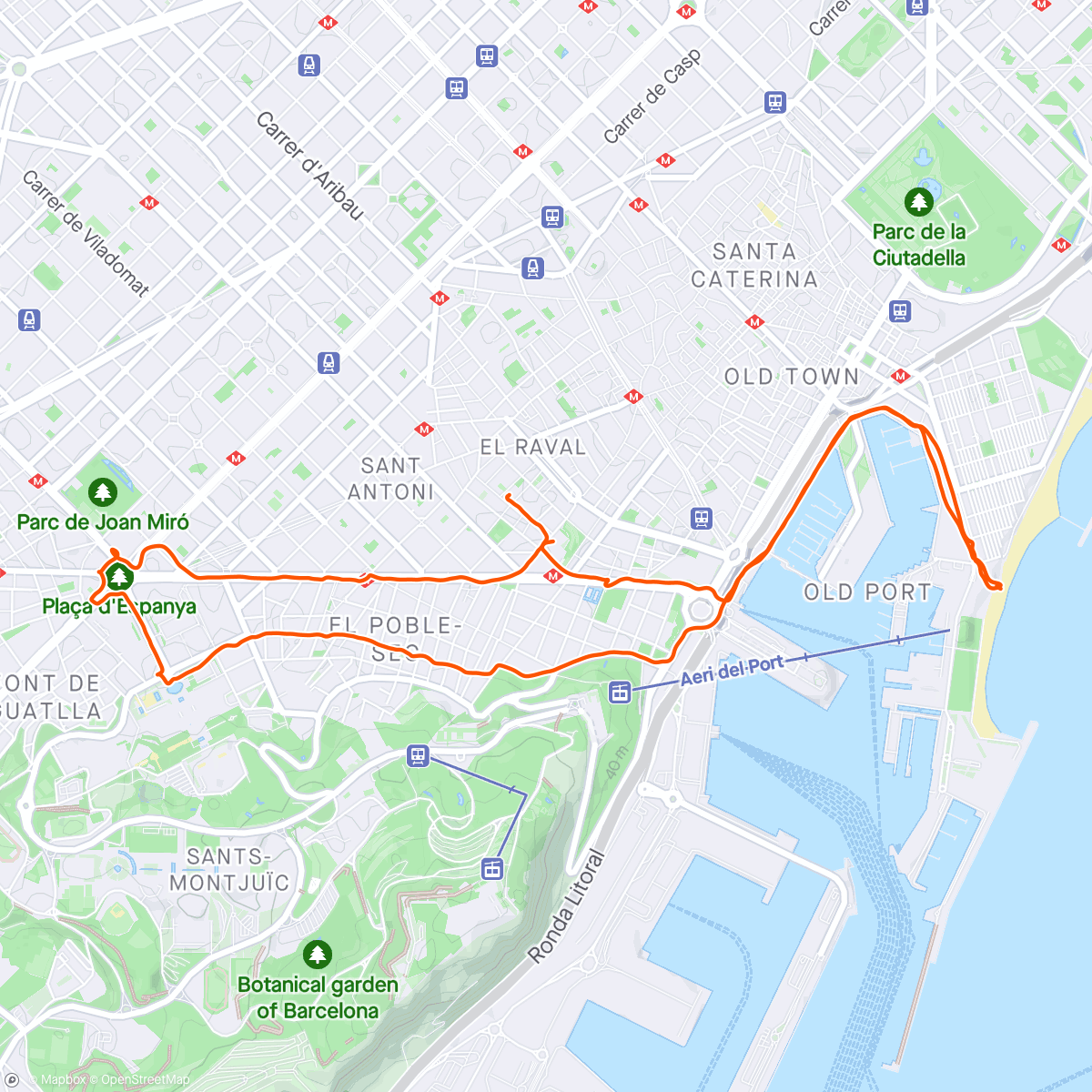 Map of the activity, Barcelona - hlabb  🇪🇸👌