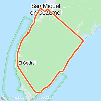 IRONMAN Cozumel Bike Course | Ruta ciclística de  km en Strava