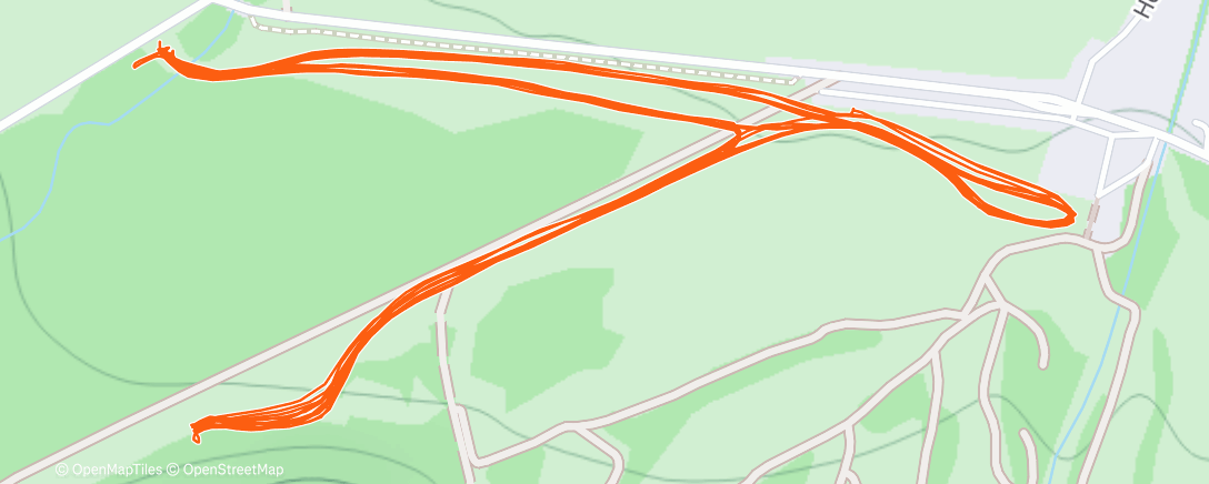 Map of the activity, Skinny Ski‘s