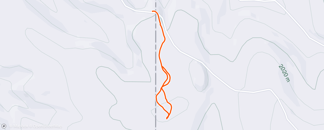 Map of the activity, Peak 6645, #71 of my Black Hills 100 highest summits.