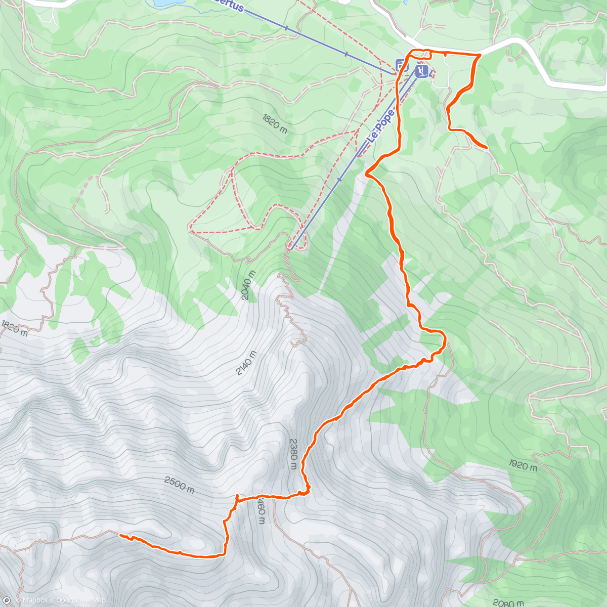 Carte de l'activité Morning Trail Run