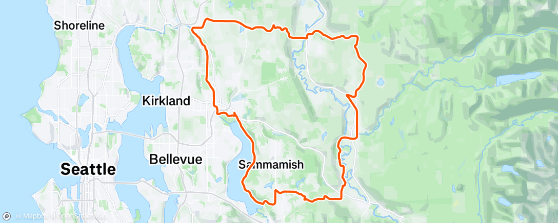 Map of the activity, A little Harsh route