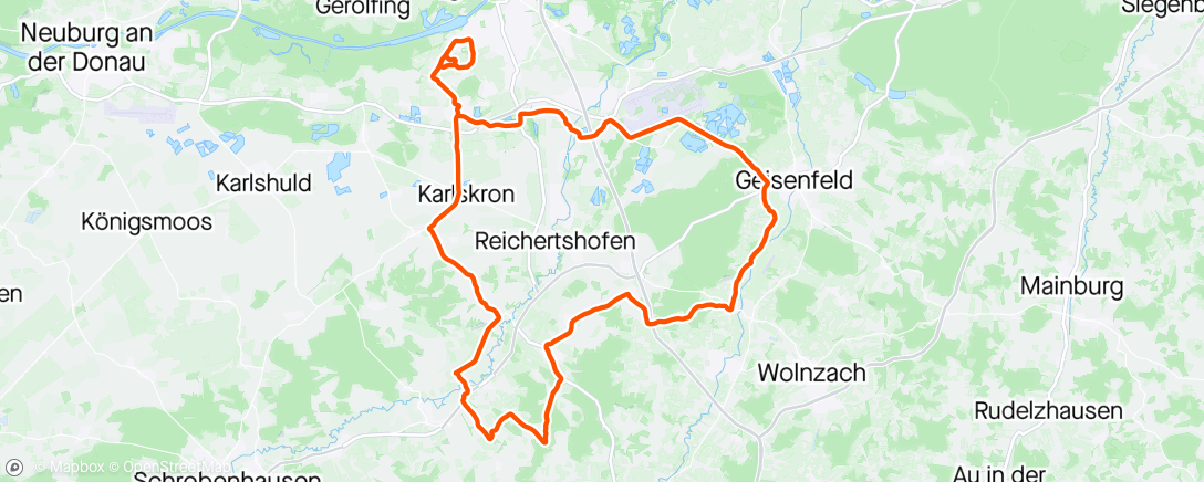 Map of the activity, April-Ausfahrt -Regen ☔️-Sonne🌞-Graupel 🥶und Almschänke 🍻😄