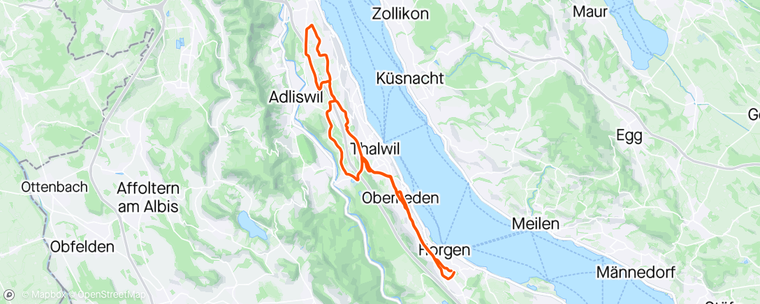 Map of the activity, sehblick early morning ride #1