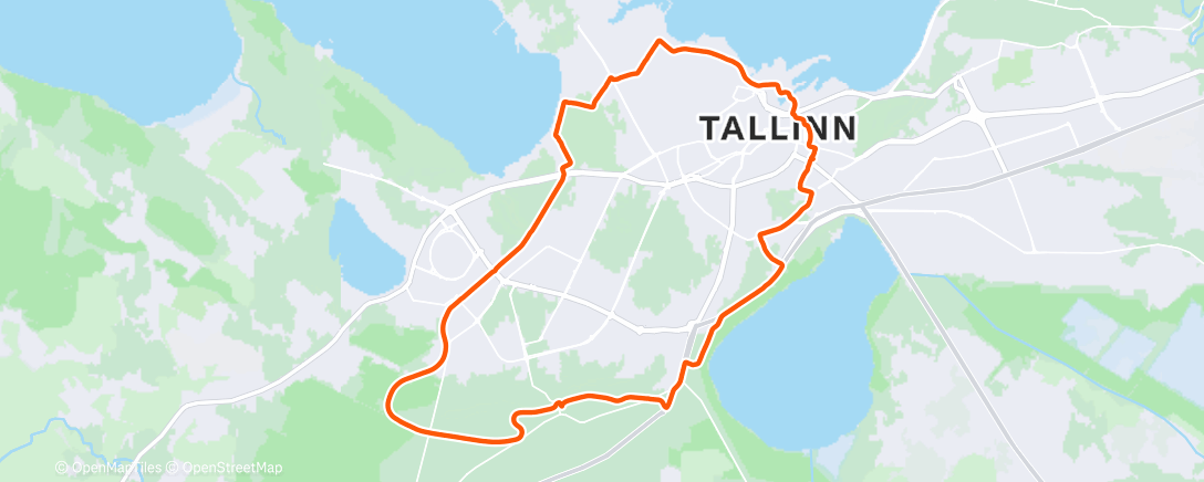 Карта физической активности (Morning Run)