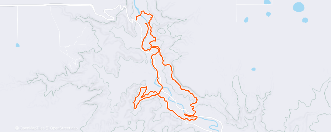 Map of the activity, Morning Run