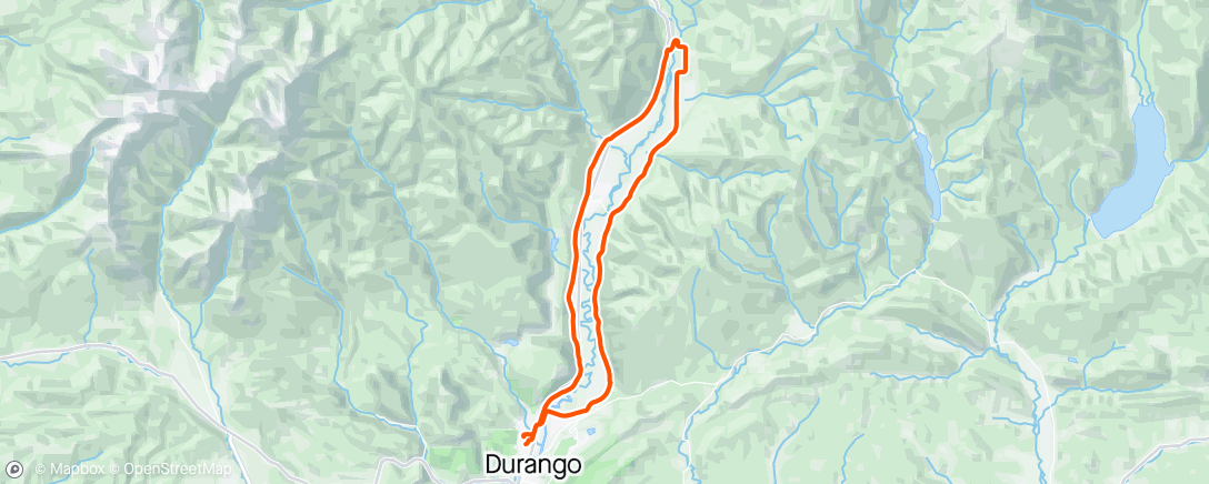 Map of the activity, Morning Ride