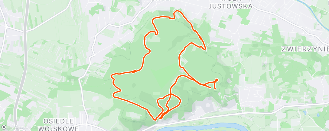 Map of the activity, Evening E-Mountain Bike Ride