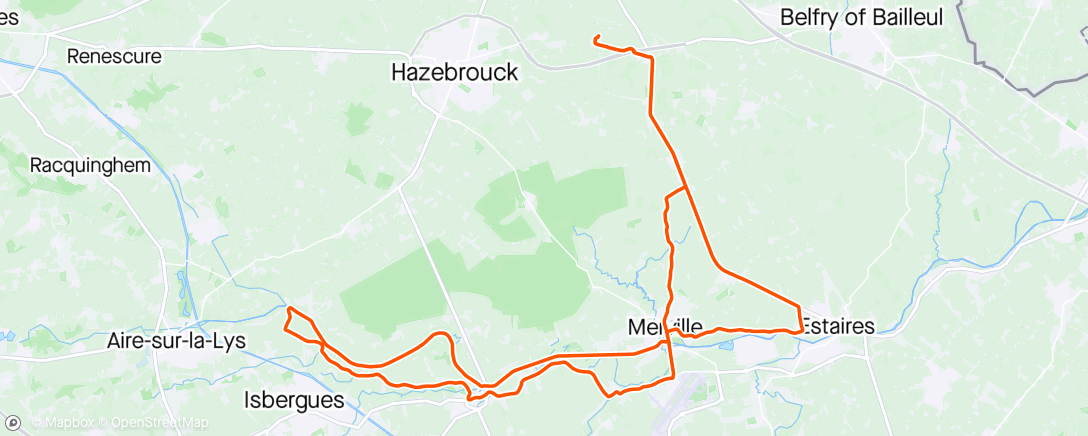 Map of the activity, Morning Ride 💨💨🌦️🌦️