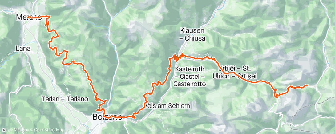 Mapa de la actividad (Morning Ride)