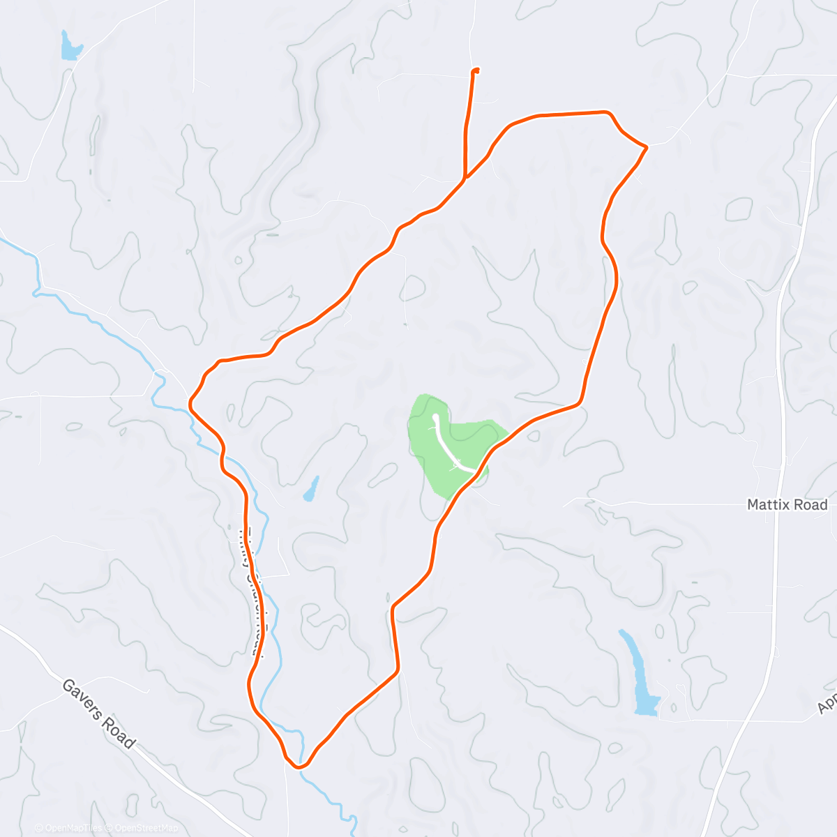 Mapa de la actividad (Lunch Ride)