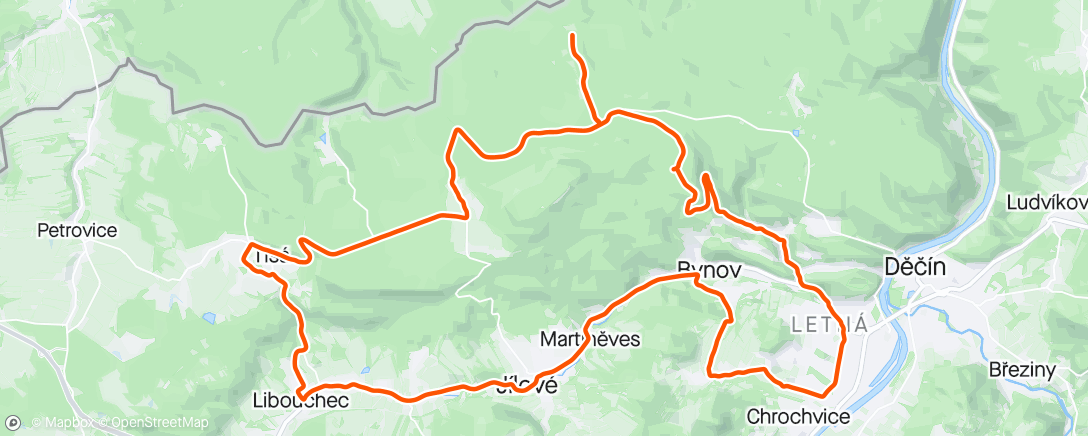 Mappa dell'attività Pozdě, ale přece …👍🌲🪵 🚴