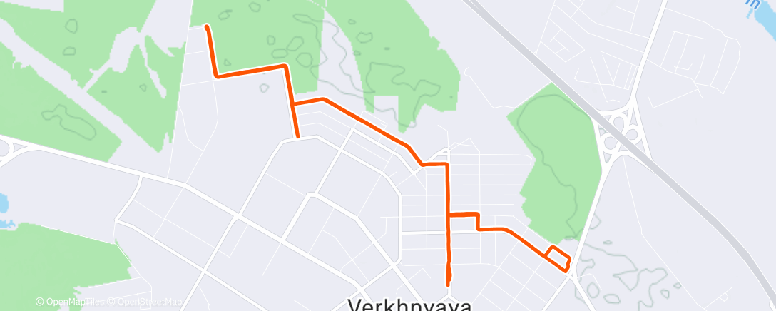 Карта физической активности (Утренний забег)