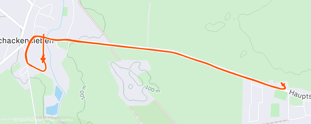 Карта физической активности (Spaziergang am Nachmittag)