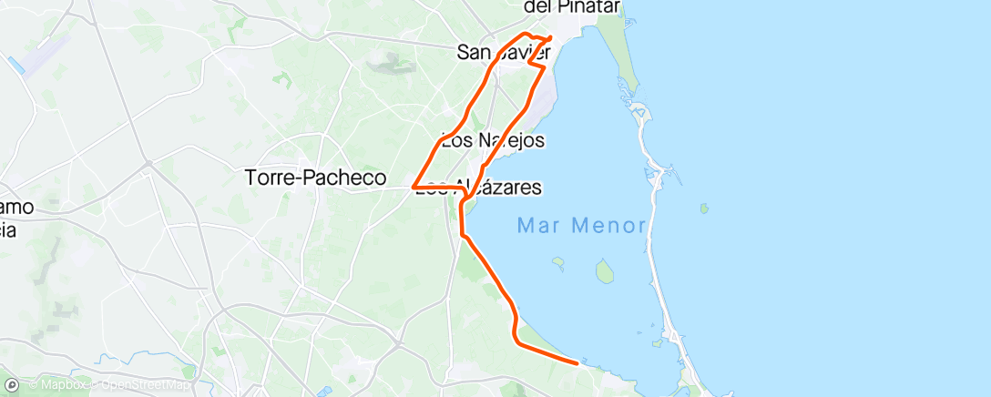 Map of the activity, 🚴🦵