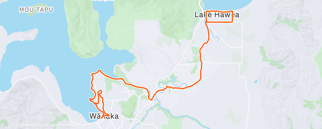 Map of the activity, Morning Ride