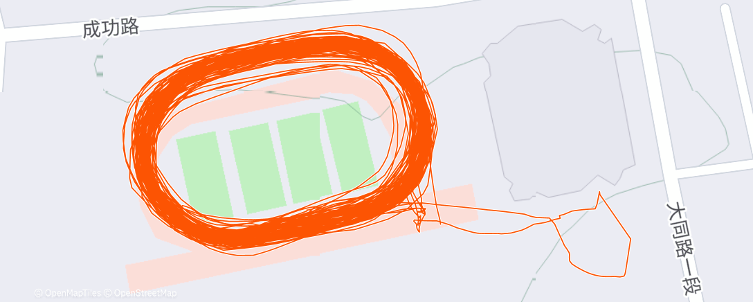 Map of the activity, 🏃‍♂️ Run