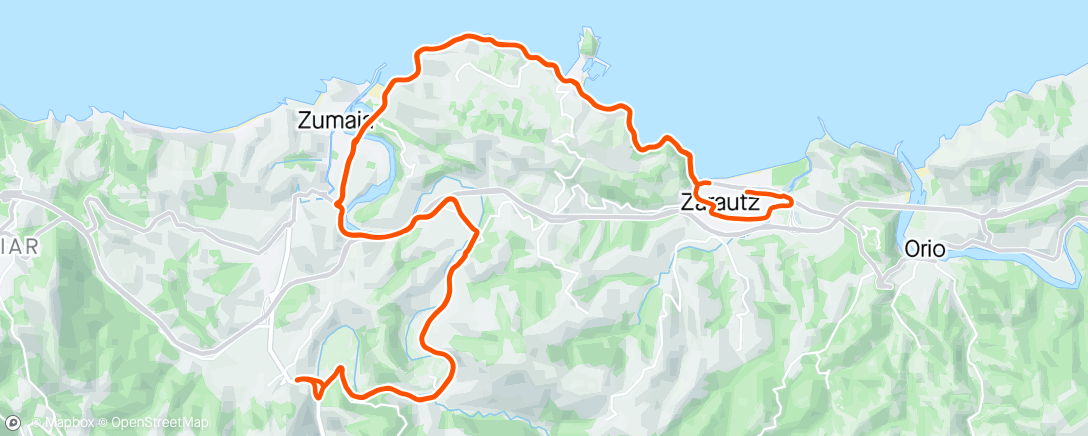 Карта физической активности (Vuelta)