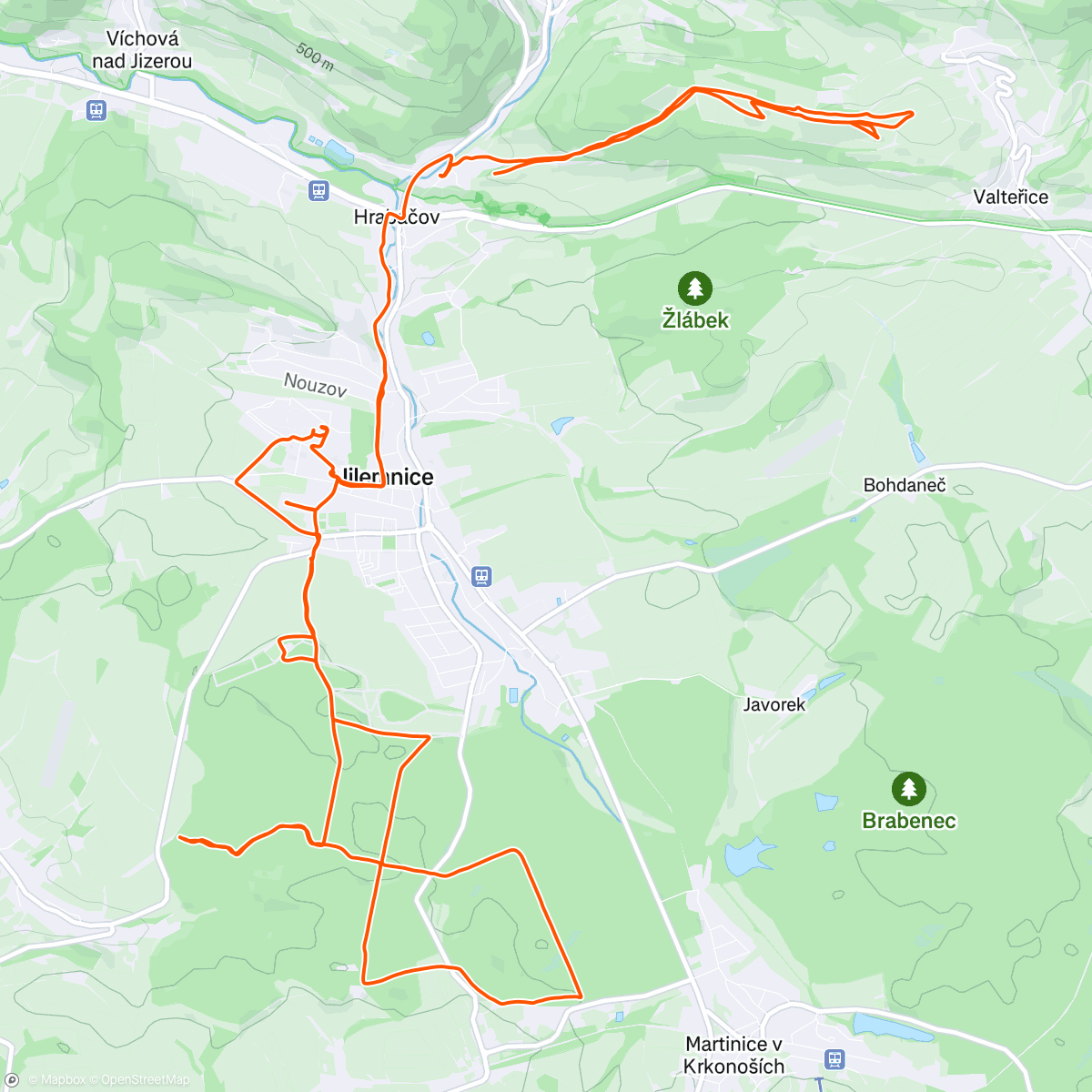 Map of the activity, FatČtvrtek