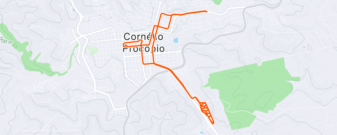 Map of the activity, Morning Ride