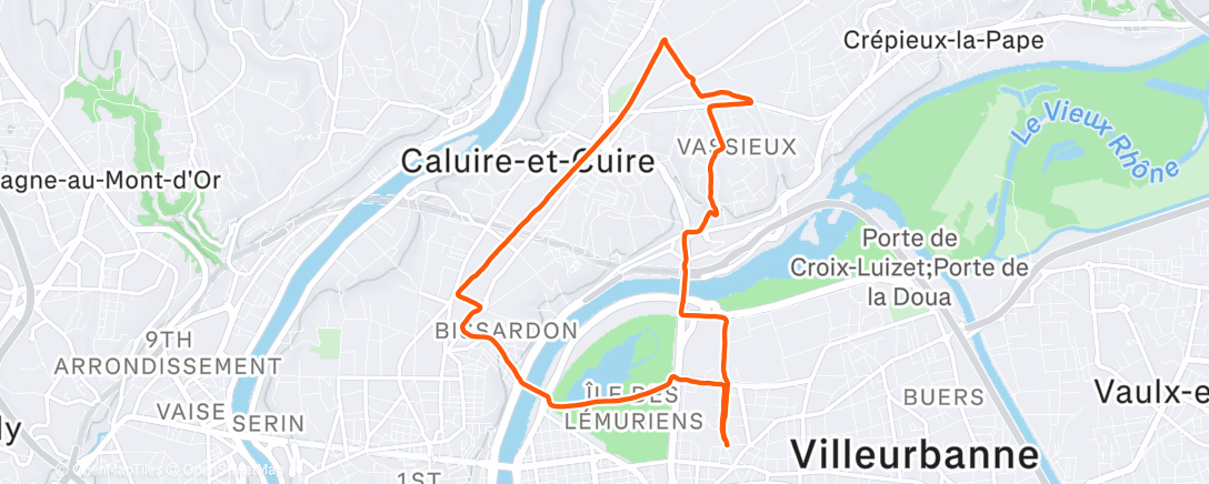 Карта физической активности (Avant l’hypoglycémie au carrefour de la Part Dieu)