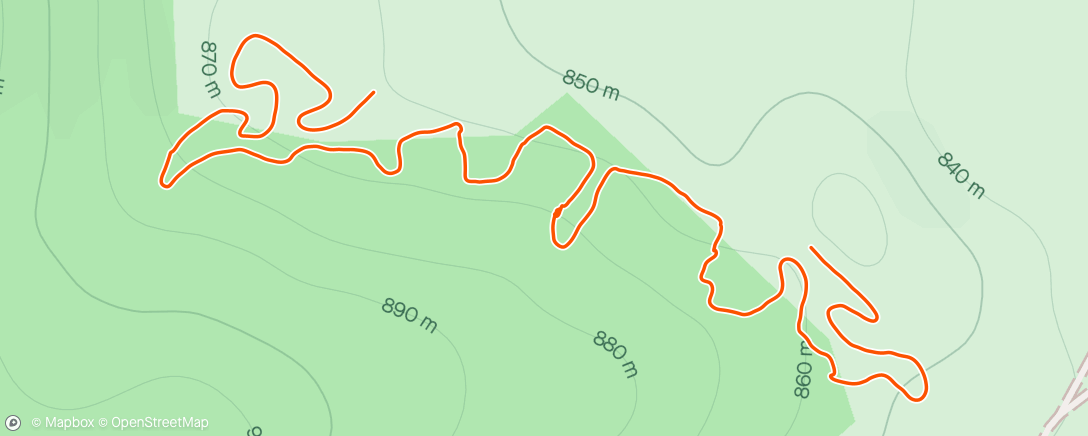 Mapa da atividade, Marche dans l'après-midi