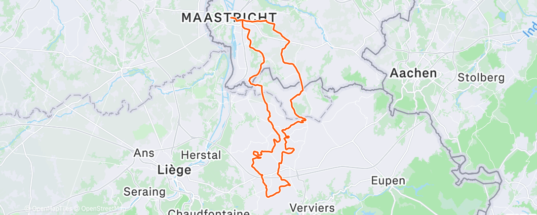 Map of the activity, De-detraining