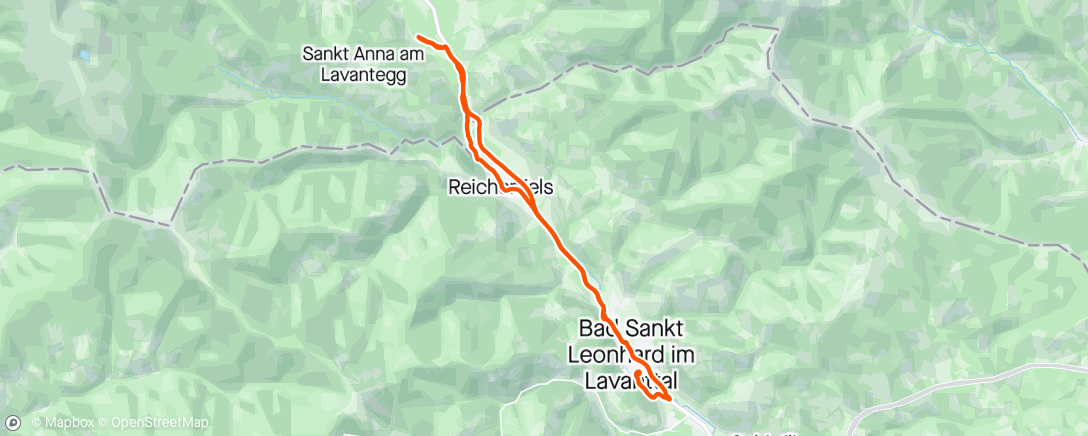 Mapa da atividade, Abendradfahrt
