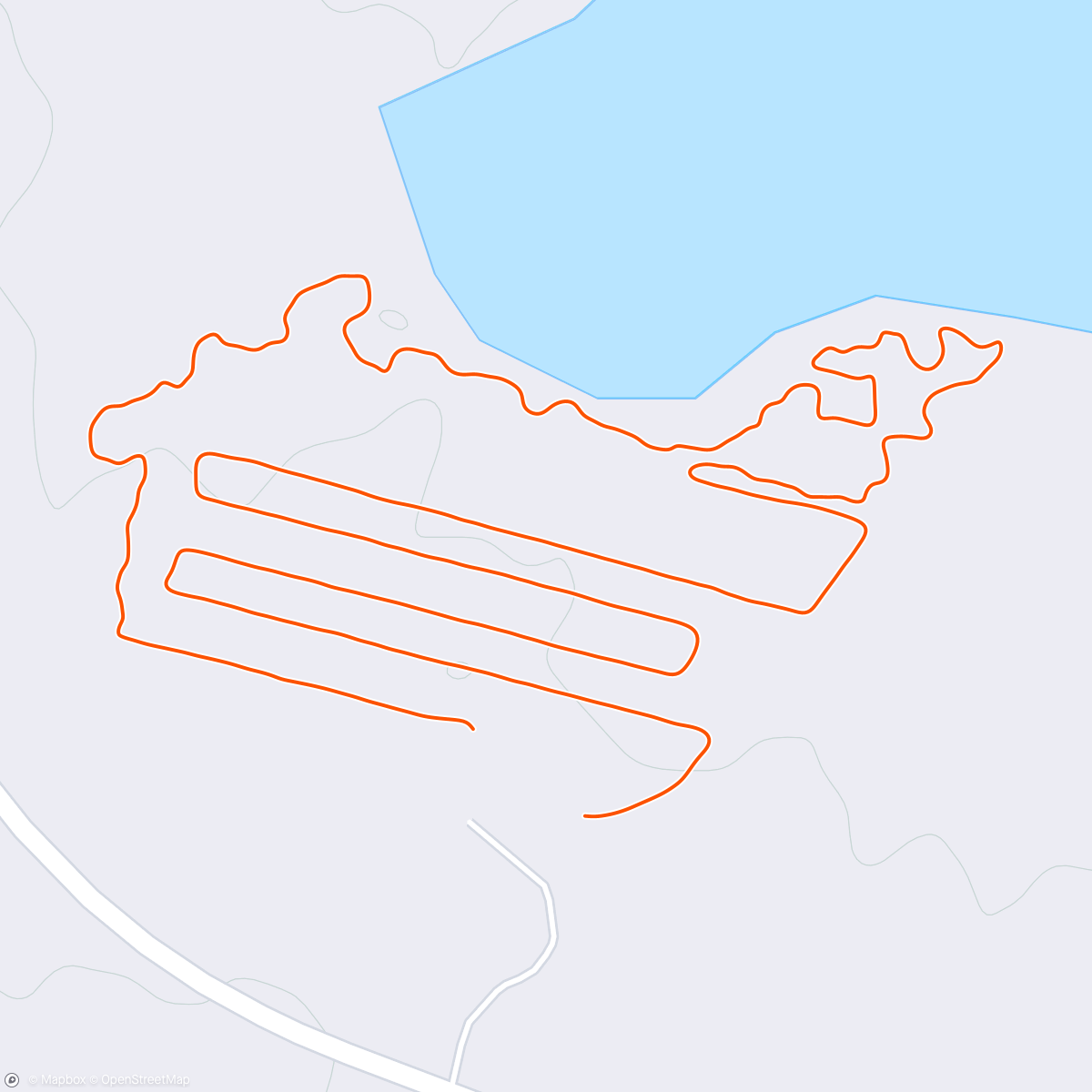 Map of the activity, Morning Run