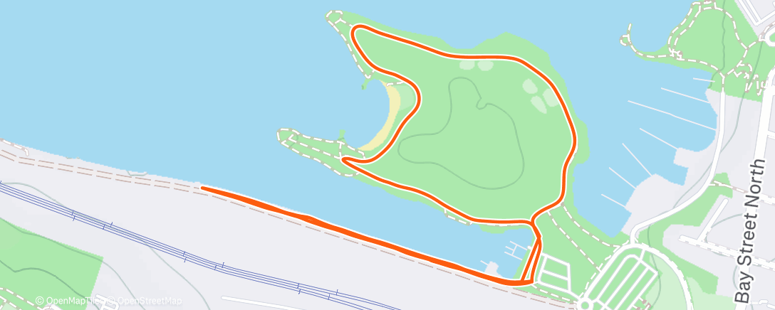 アクティビティ「Bayfront Endurance」の地図