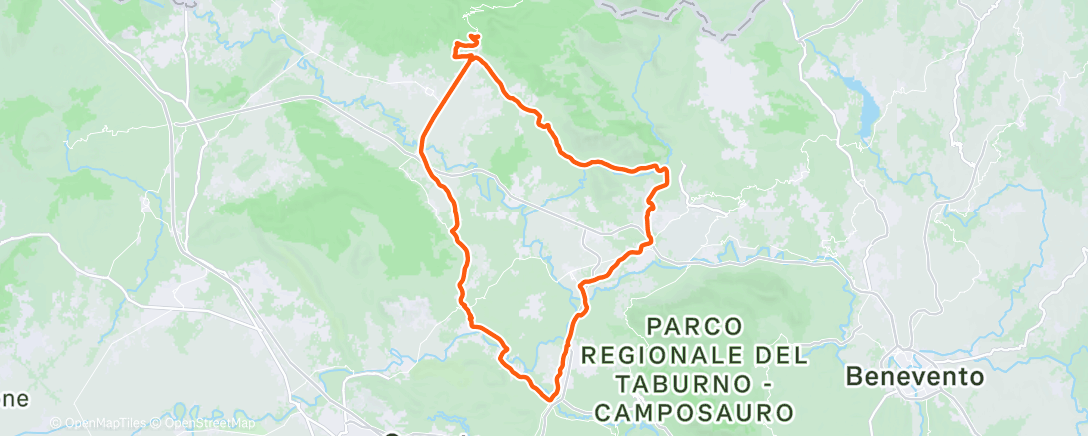 Карта физической активности (Morning Ride)