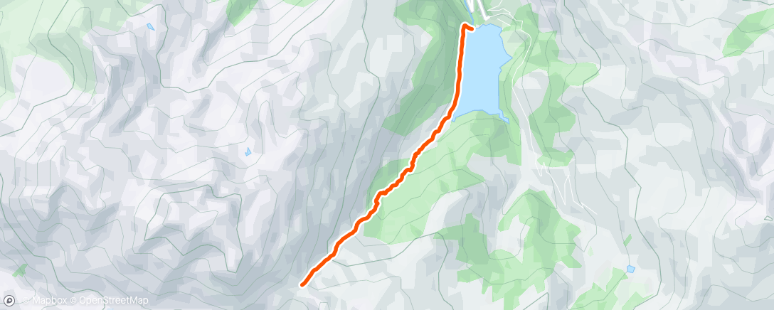 Map of the activity, Morning Trail Run