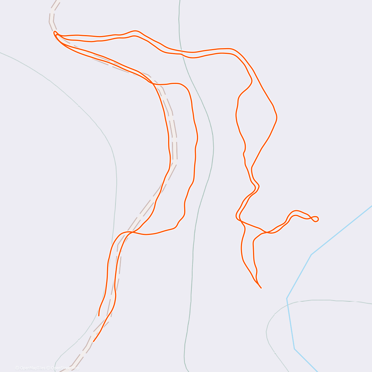 Map of the activity, Winter wonderland