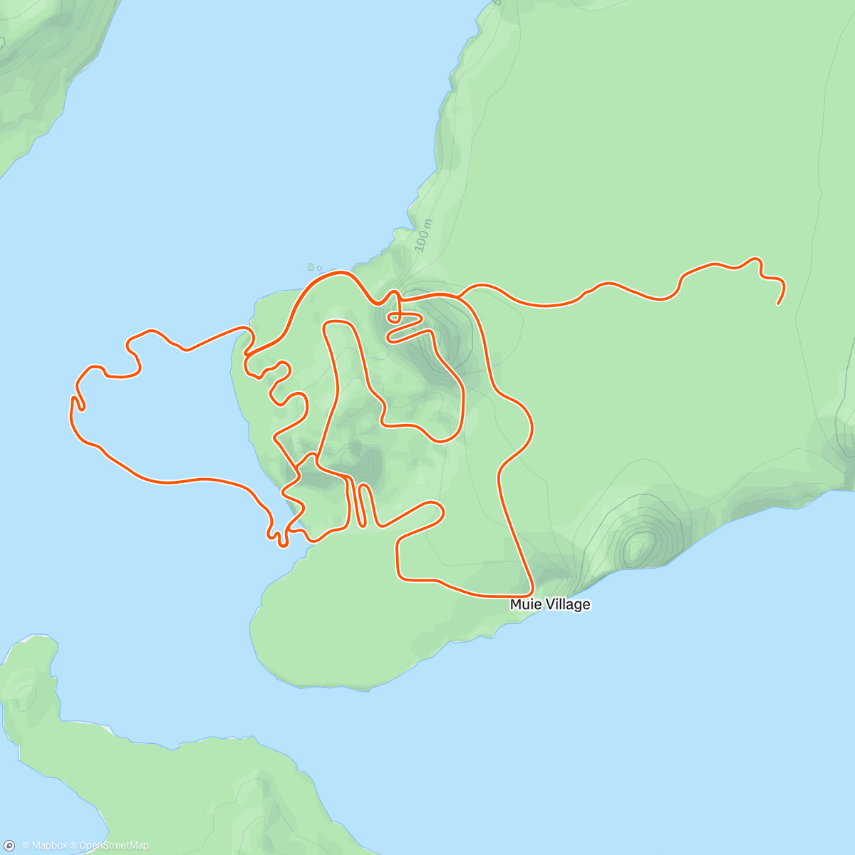 Map of the activity, Zwift - 20x30sec