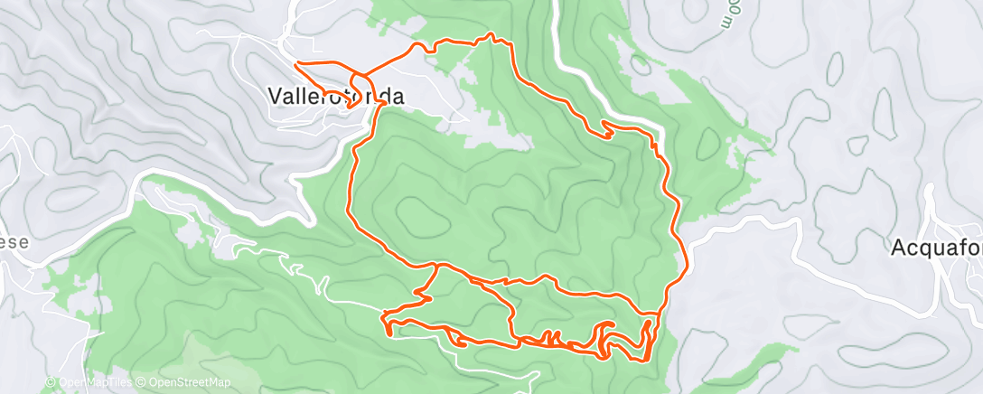 Map of the activity, Morning Ride