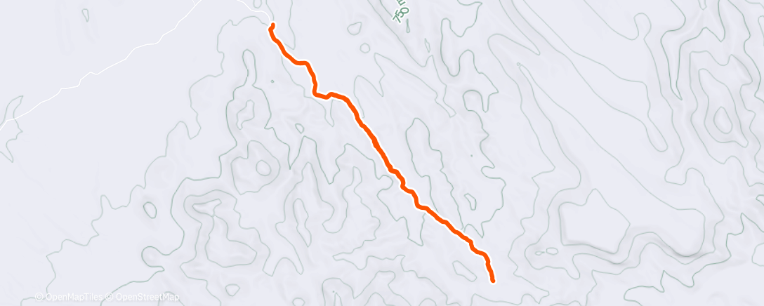 Map of the activity, Morning Hike