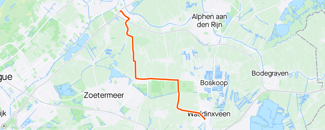 Map of the activity, Namiddagrit - werkwoon