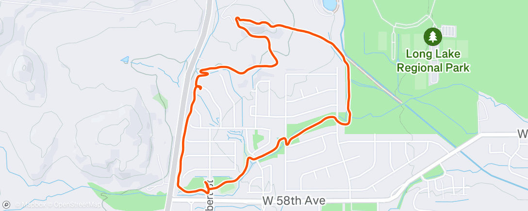 Carte de l'activité Morning Run