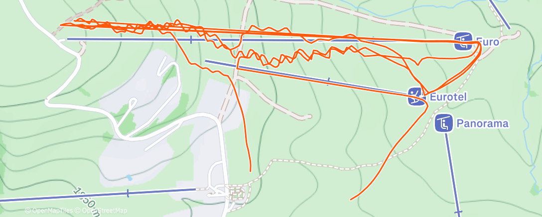 Карта физической активности (Morning Alpine Ski)