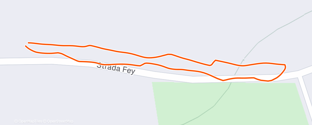 Map of the activity, Afternoon Walk