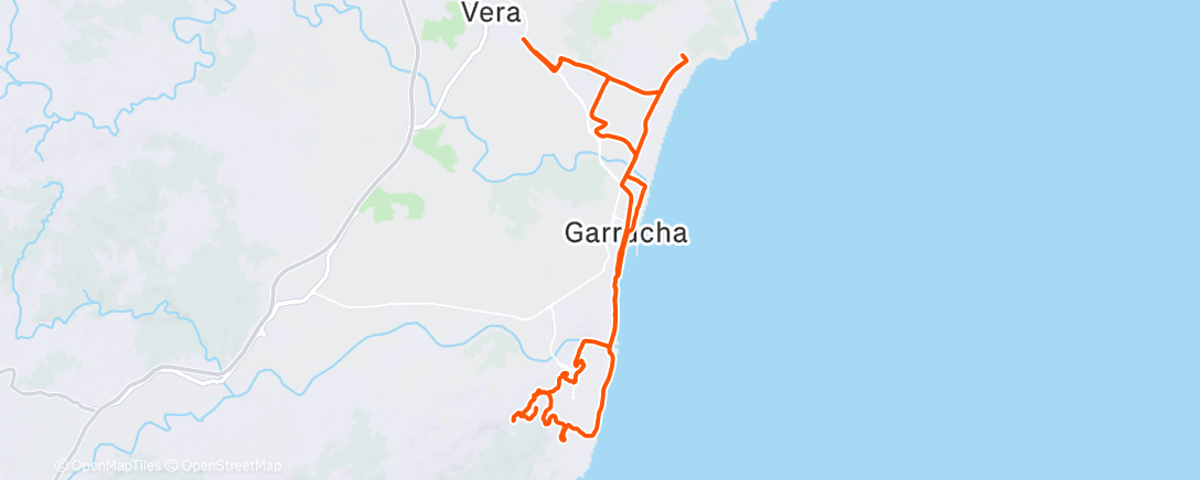 Карта физической активности (Bicicleta de montaña matutina)