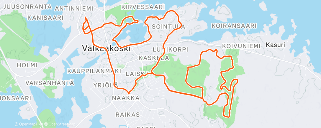 Карта физической активности (Afternoon E-Mountain Bike Ride)