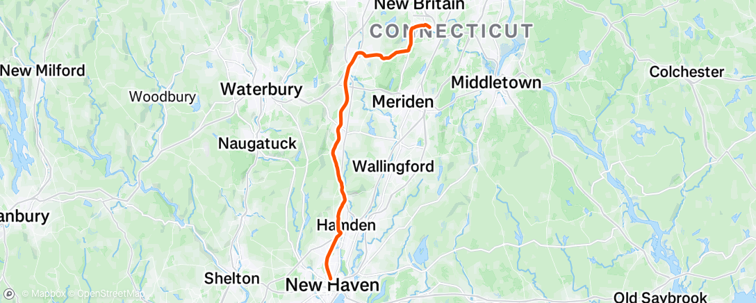 Map of the activity, Morning Ride