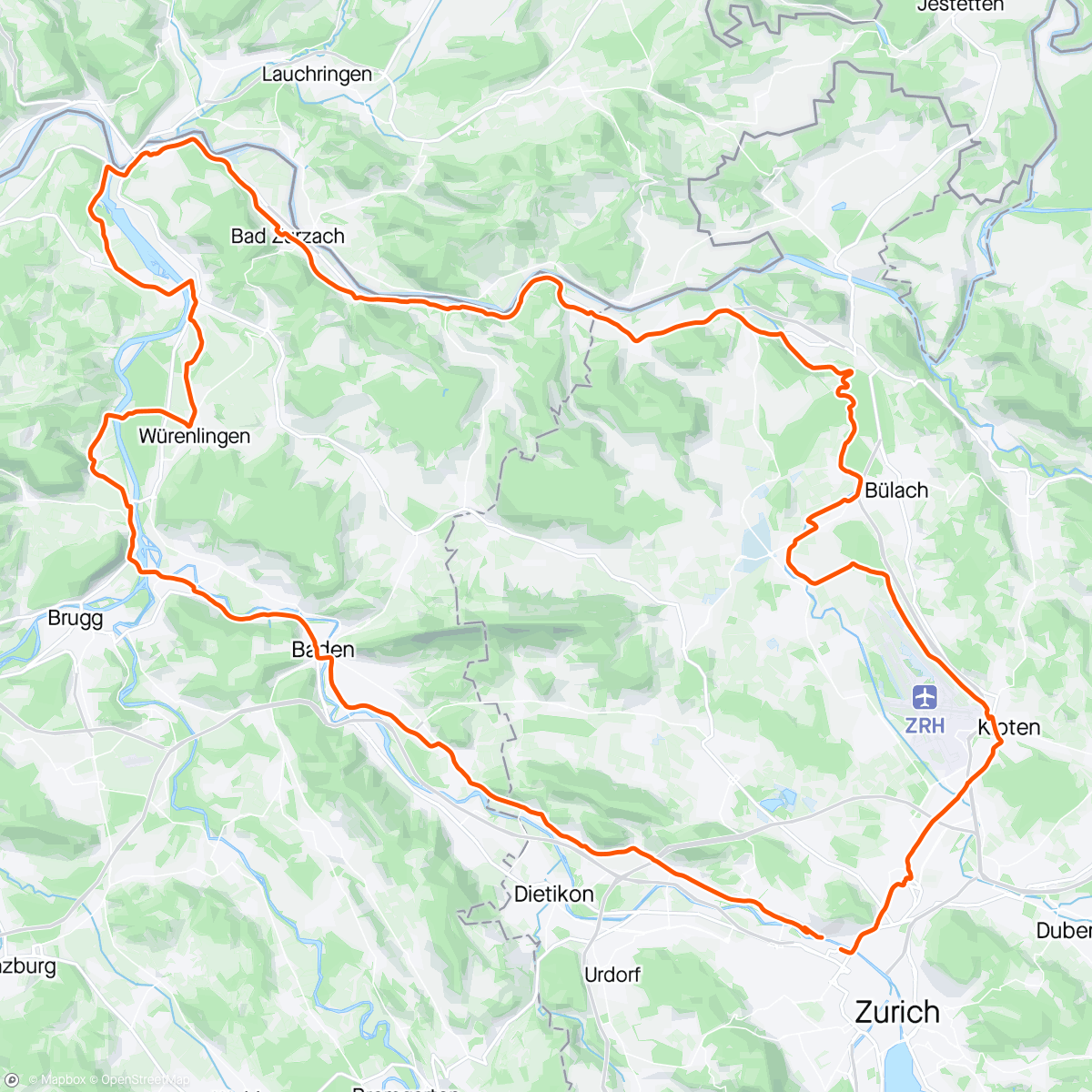 Map of the activity, Fondo - Freezing border