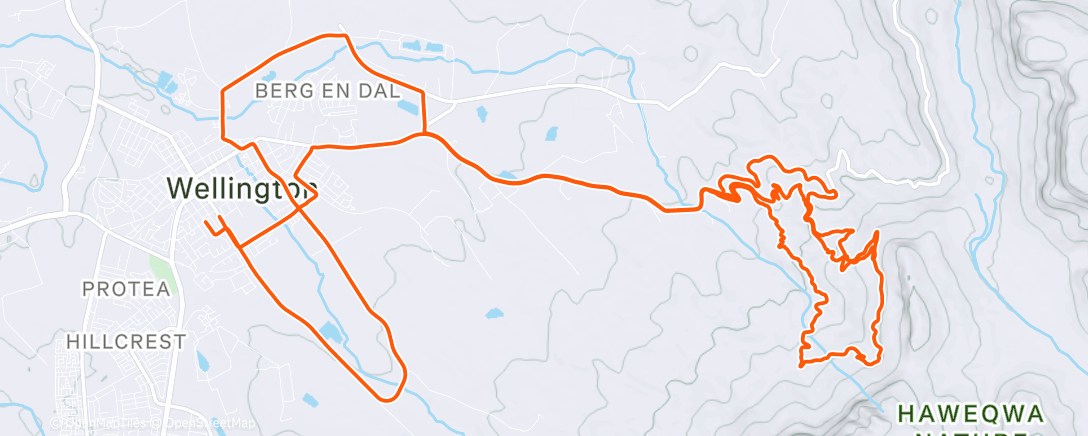 Map of the activity, Morning Gravel Ride