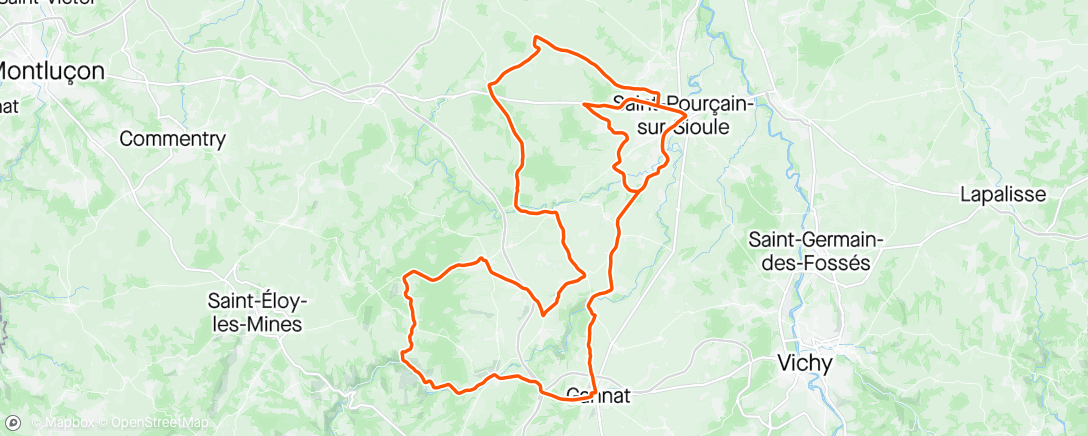 Map of the activity, Critérium du Dauphiné #1