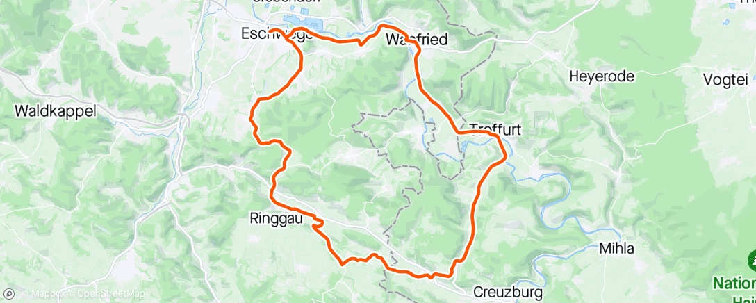 Карта физической активности (Abendradfahrt)