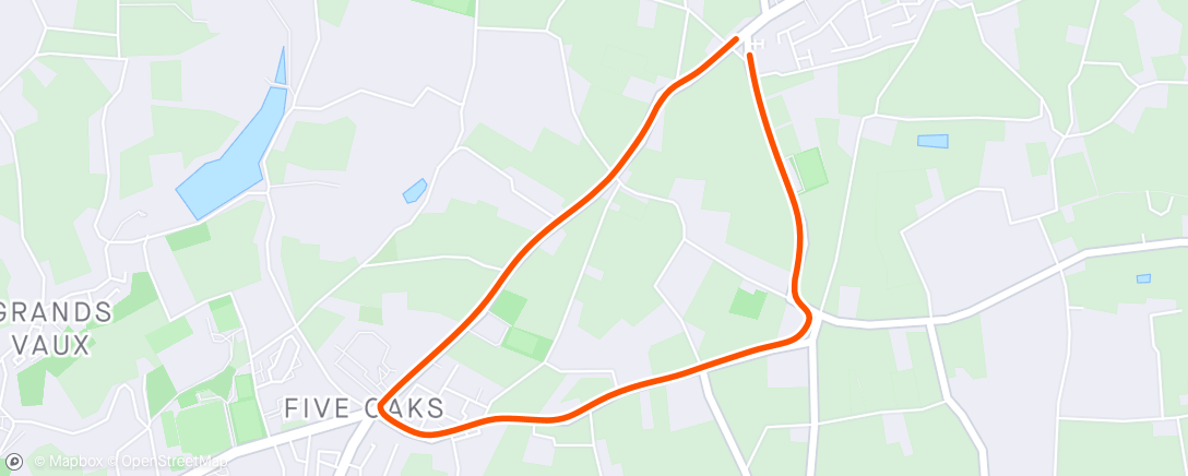Map of the activity, Double bike failure 😩