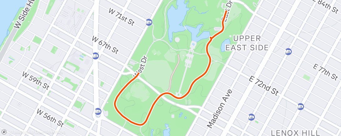 Map of the activity, Warmup