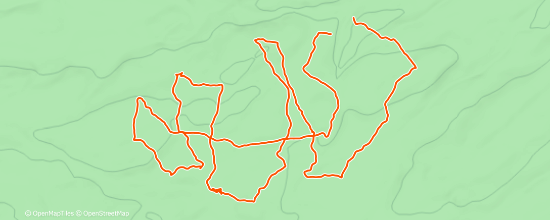 Map of the activity, Xmas Cup Day 3